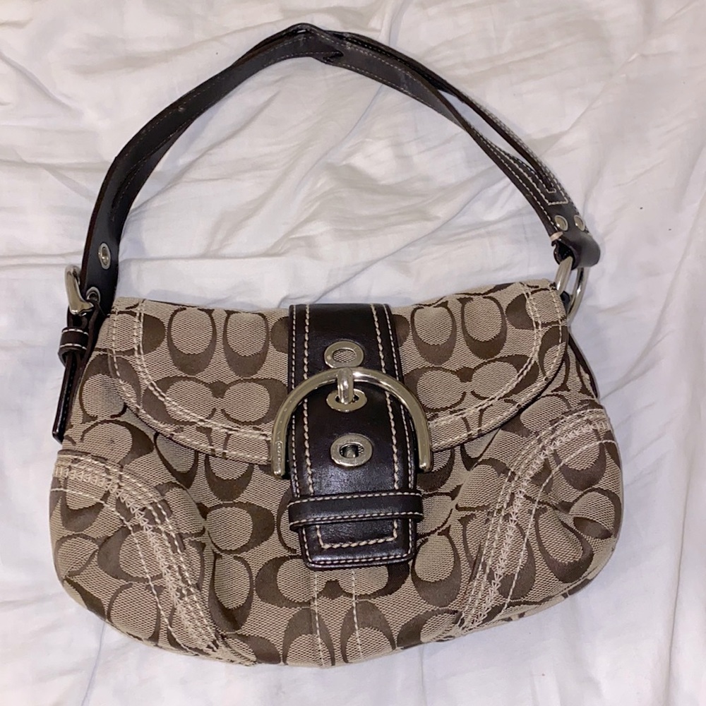Brown Coach Purse Shoulder Bag